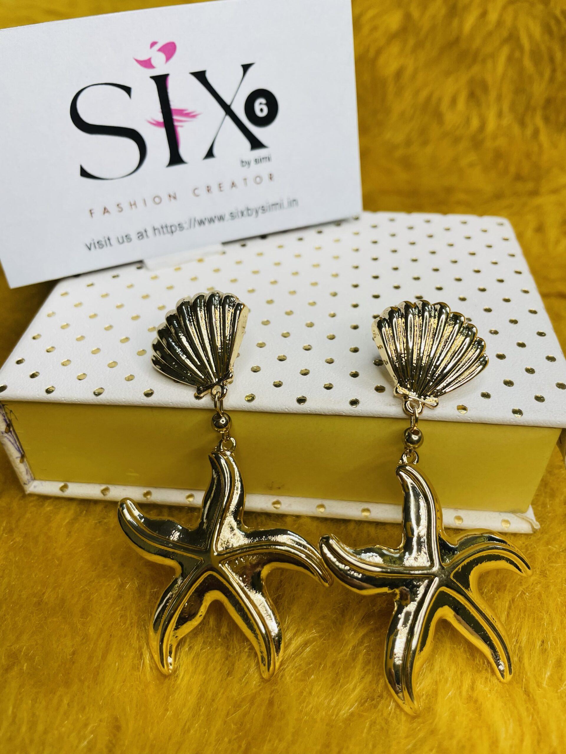 Anti tarnish statement earrings