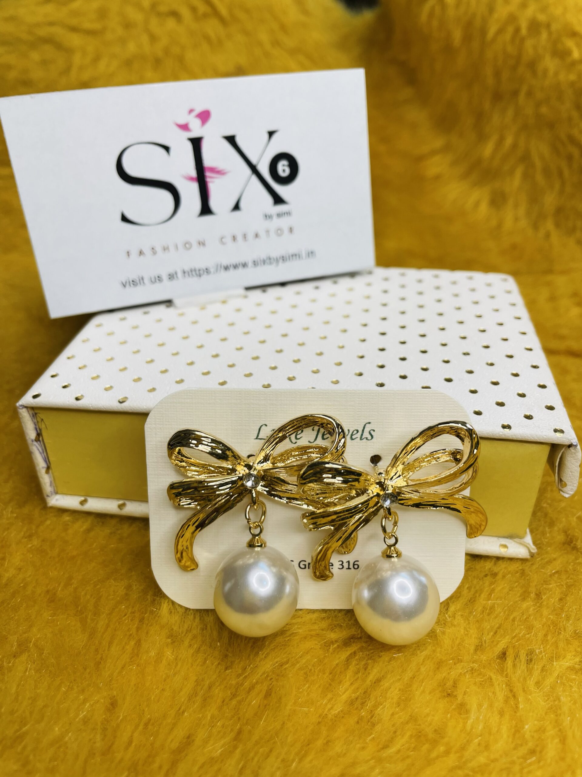 Anti tarnish statement earrings