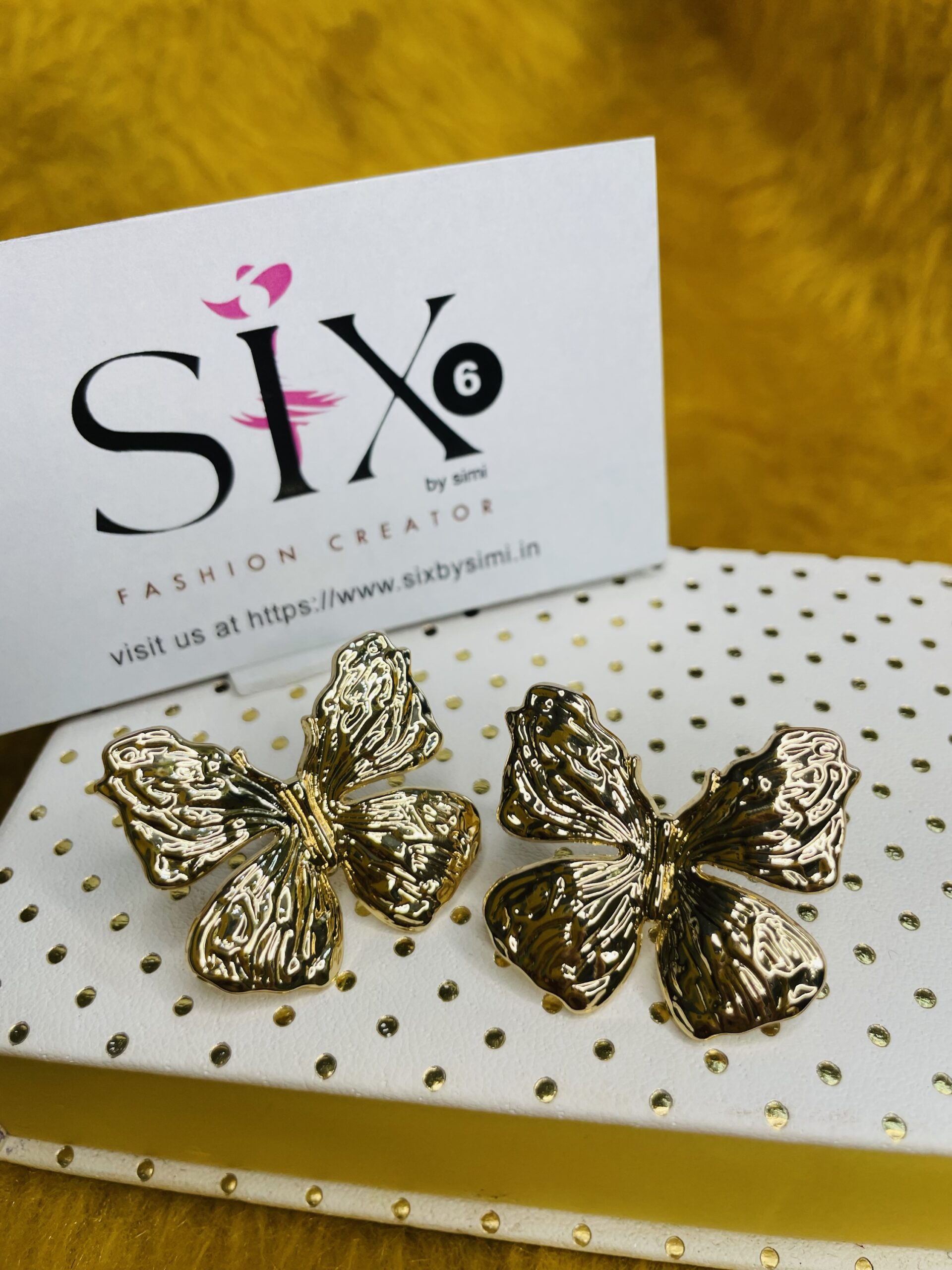 Anti tarnish statement earrings