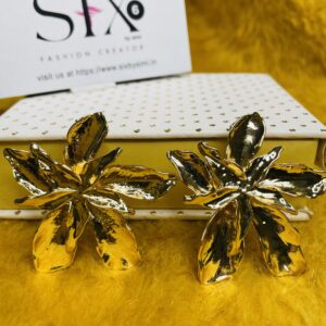 Anti tarnish statement earrings