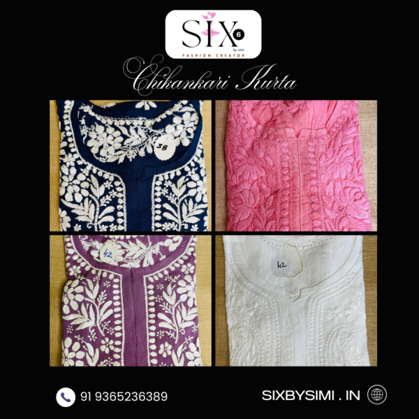 Timeless Elegance – Chikankari Kurta by SixBySimi