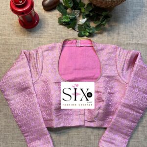 Pink Banarasi Blouse