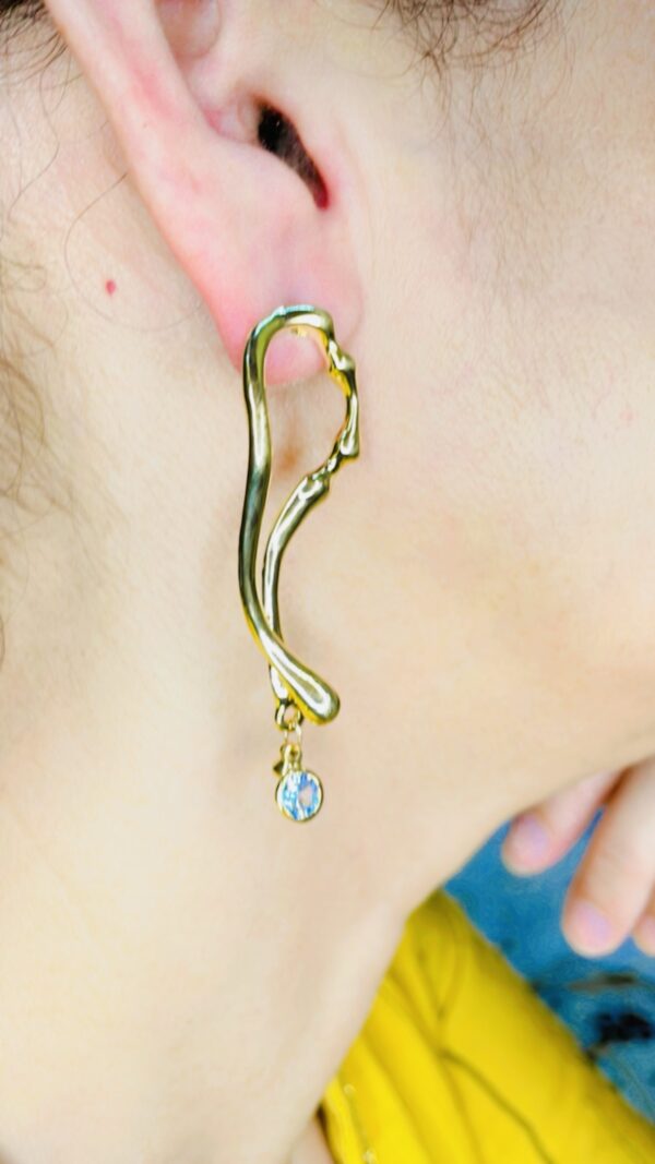 Unique curve earrings - Image 4