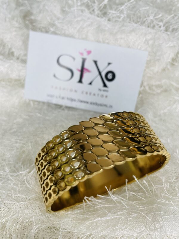 Anti tarnish broad bracelet - Image 2