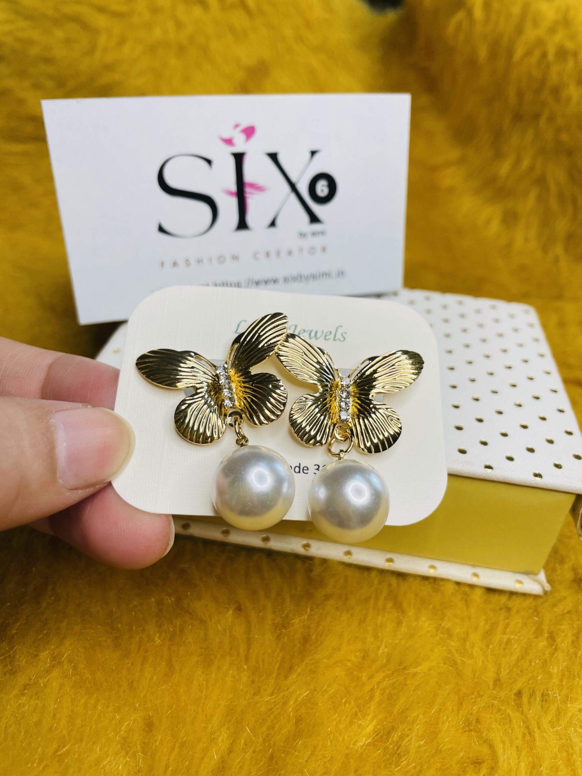 Anti tarnish statement earrings