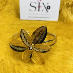 Anti tarnish statement bracelet