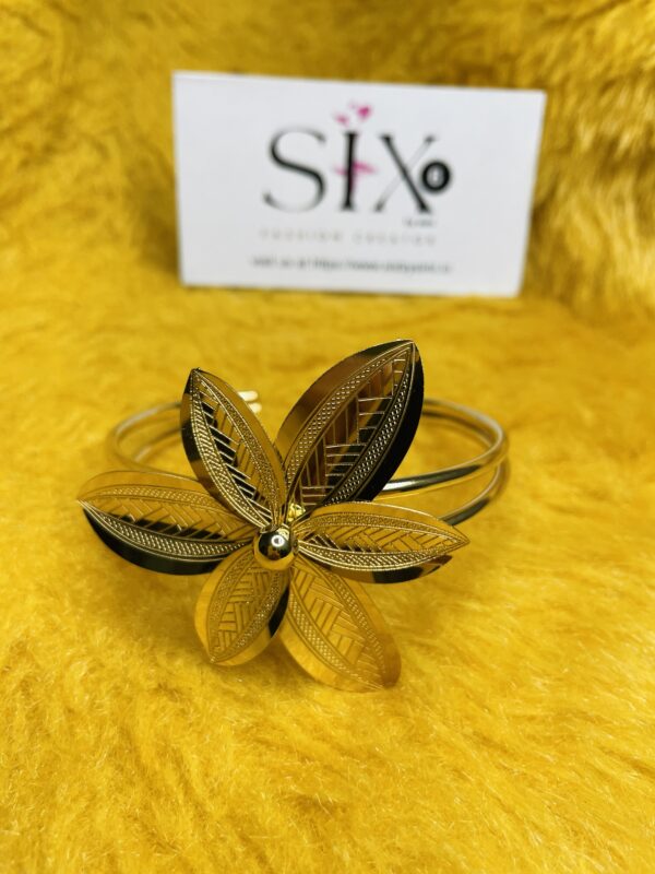 Anti tarnish statement bracelet