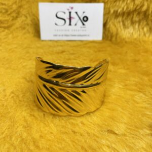 Anti tarnish statement bracelet