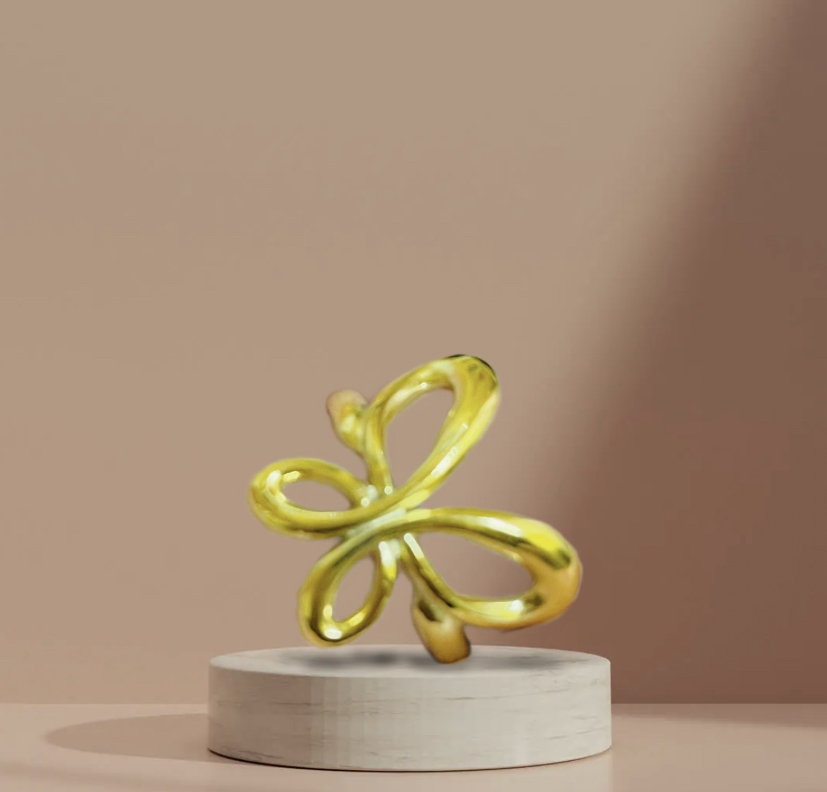 Hollow Butterfly Rings