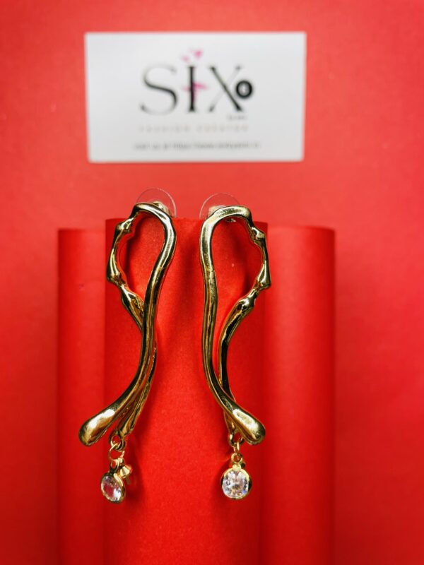 Unique curve earrings - Image 2