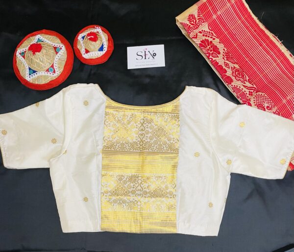 White silk blouse - Image 2
