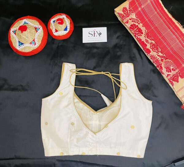 White silk blouse - Image 2