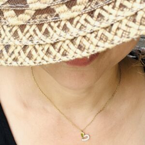 Anti tarnish chain with pendant