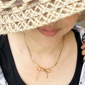 Anti tarnish chain with pendant