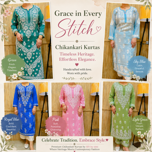 The Timeless Elegance of Chikankari Kurtas – A Blend of Heritage and Style